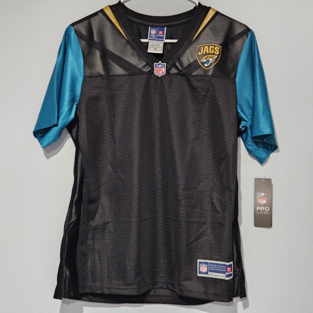 Pro Line Jacksonville Jaguars Women's Blank Jersey Size M Black